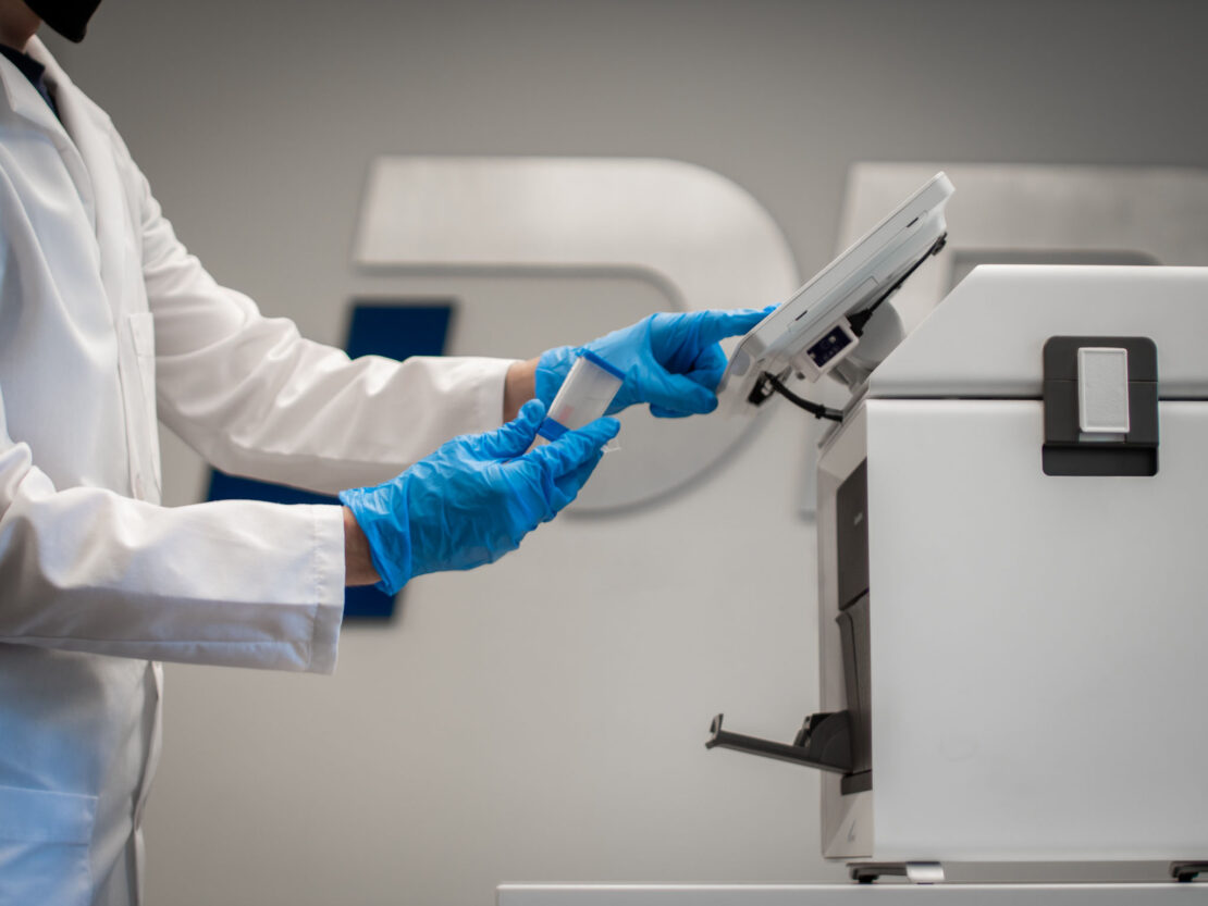 procovidtesting Technician testing a RT-PCR sample
